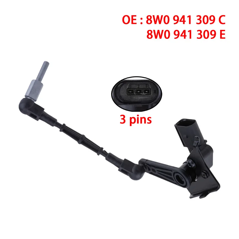 

Rear Left Headlight Level Sensor OE Quality 8W0941309C for AUDI A4 B9 S4 2016-2025 A5/S5 2017-2025 8W0 941 309 C 8W0 941 309C