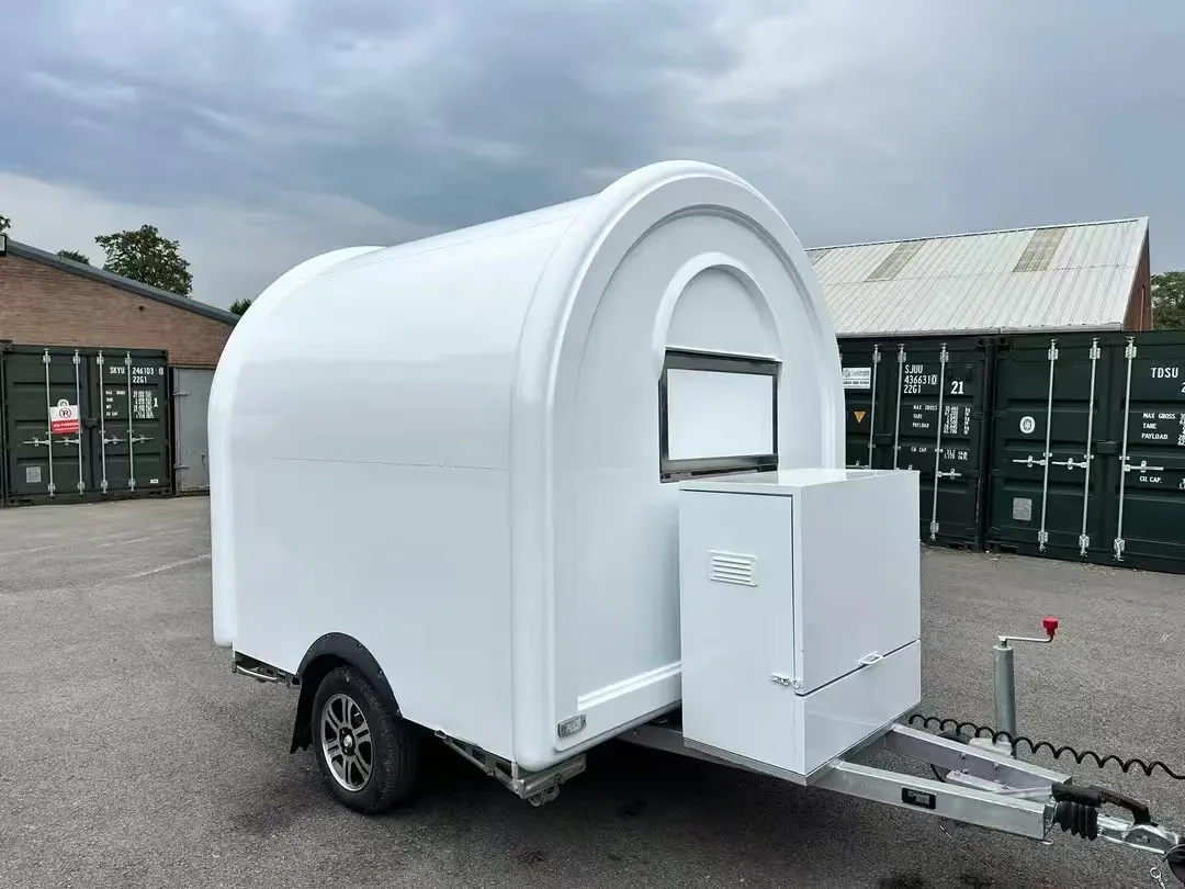 

Small Hot Dog Cart Coffee Truck Mobile Coffee Street Food Carts and Pizza Food Trailers