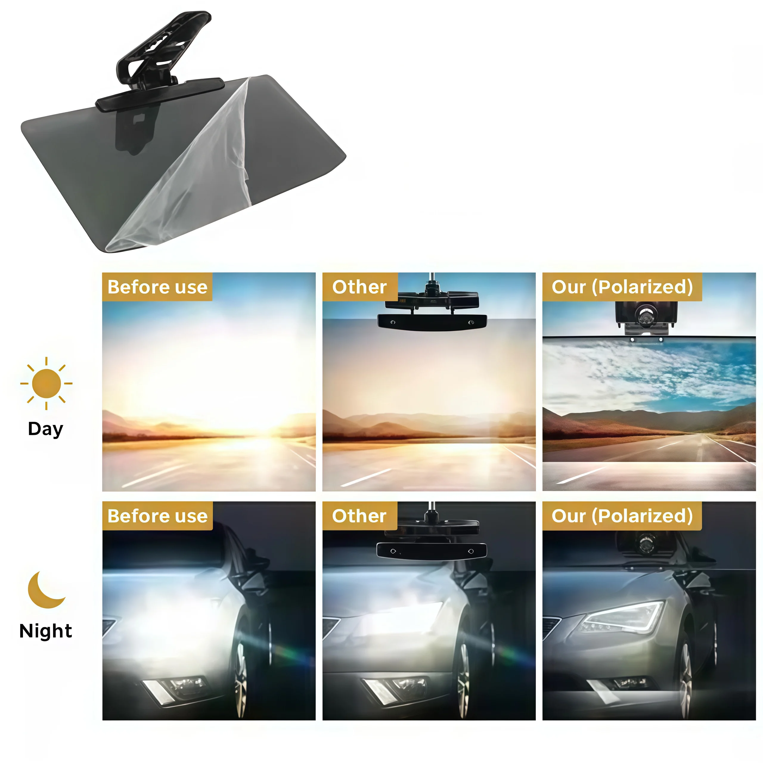 Polarized Car Sun Visor 3