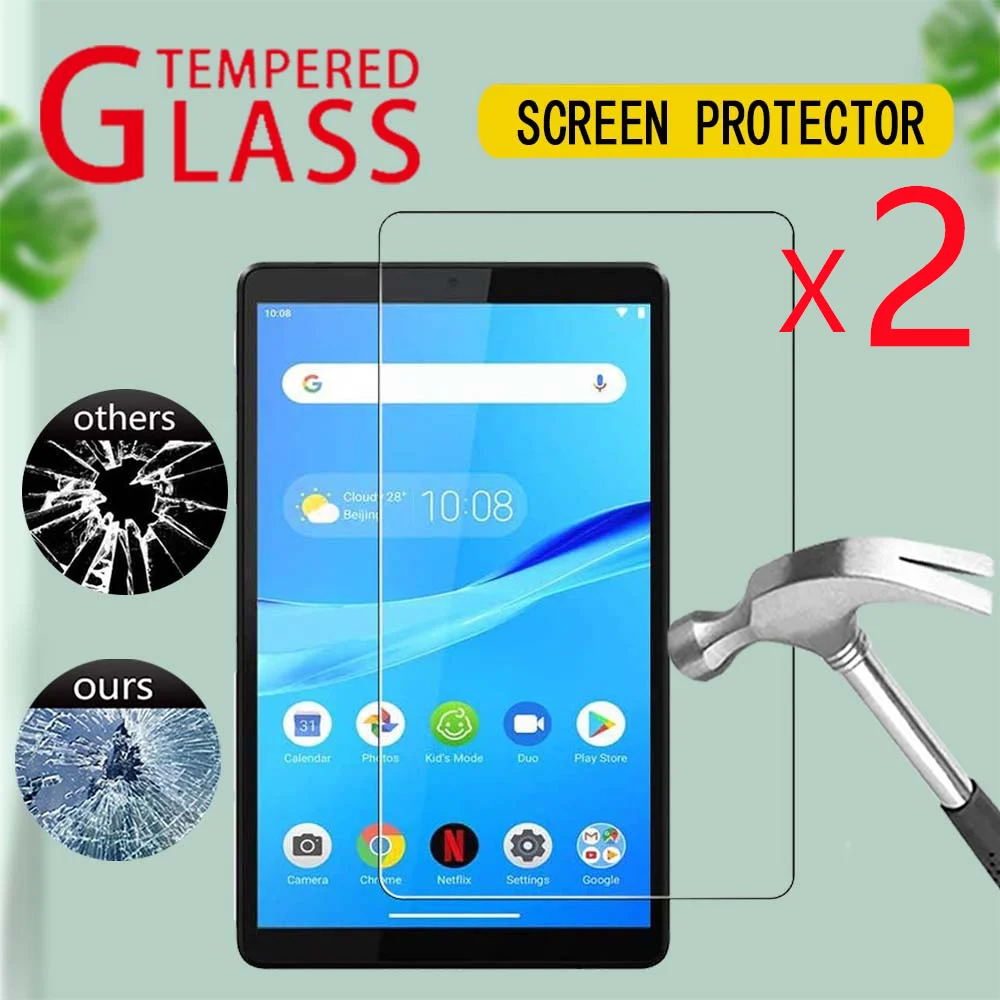 

2Pcs Tempered Tablet Glass Protective Film for Lenovo Tab M8 TB-8705F/8505X 8.0 Inch Premium Screen Protector