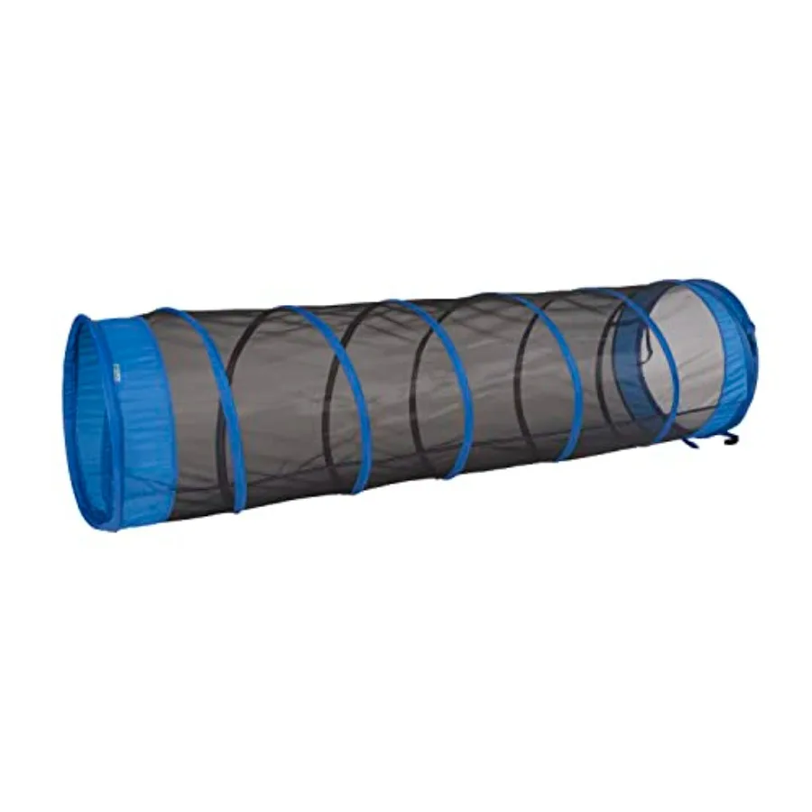 نفق لعب الزحف للأطفال The Fun Tube بطول 6 أقدام، بقطر 6 × 19 بوصة، أزرق/أسود