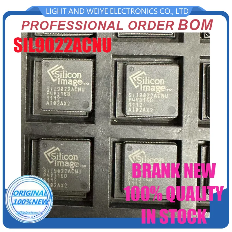 1 Pieces SII9022ACNU SIL9022ACNU SII9022 QFN72 HDMI Transmission Chip Brand New Product