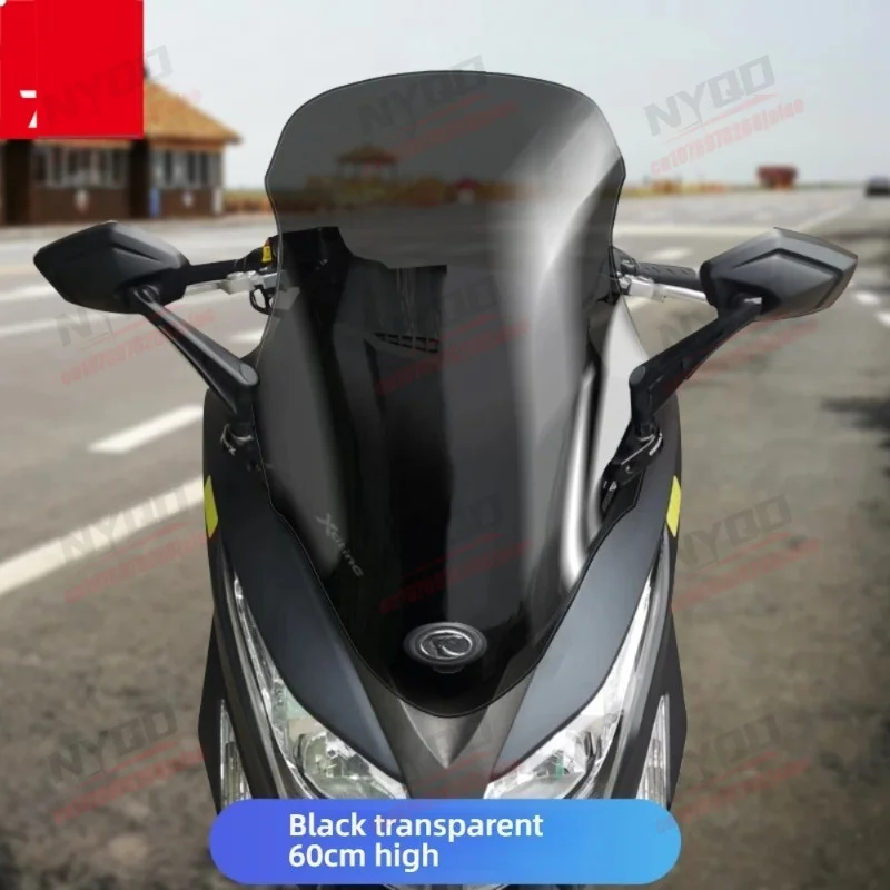 Motorcycle Windshield CT250/300 Modified Front Windshield Non-destructive Installation Suitable for KYMCO Xciting 250/300/400