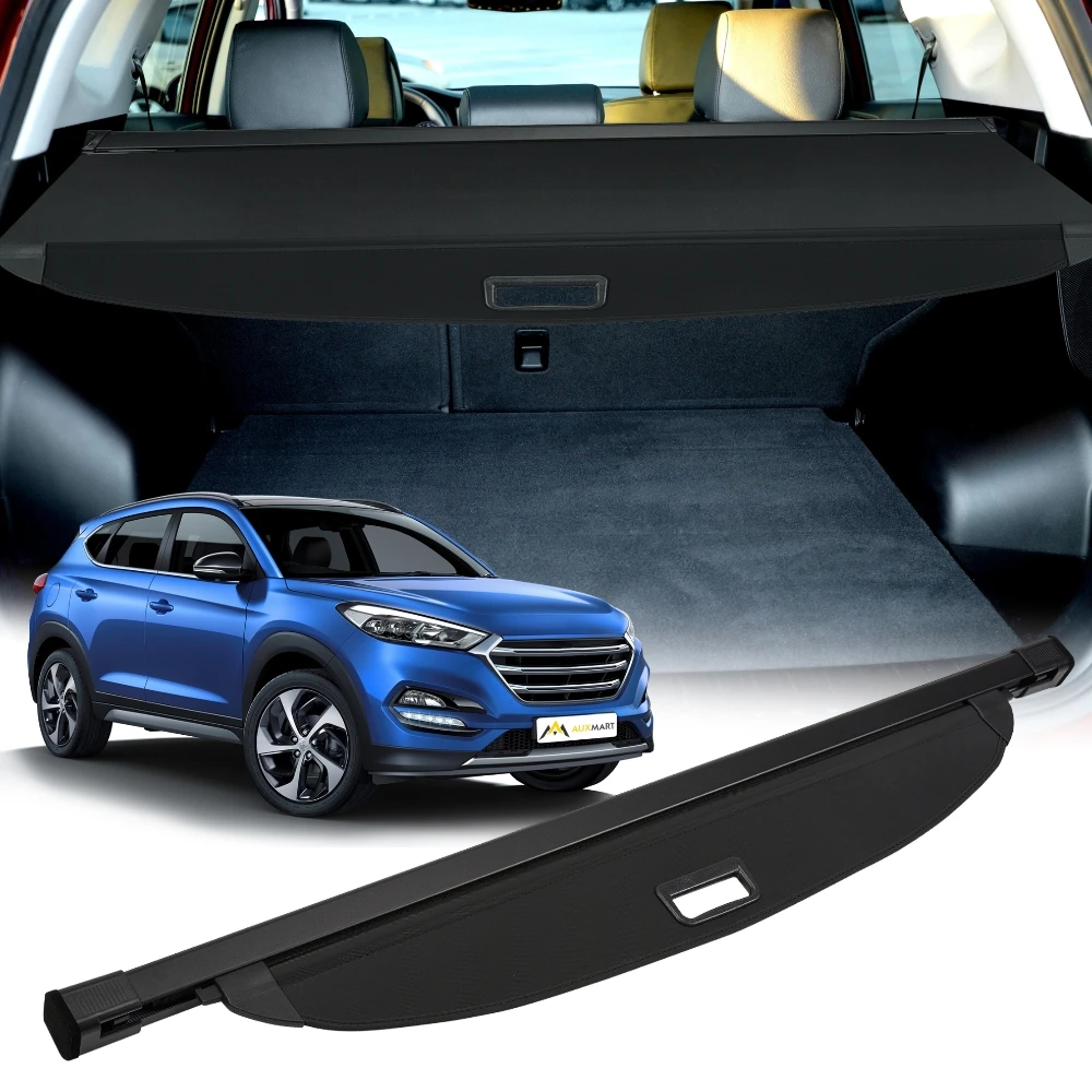 Rear Trunk Cargo Cover Retractable Curtain Rear Cargo Storage Rack Luggage Privacy Security Shield for Hyundai Tucson 2016-2025