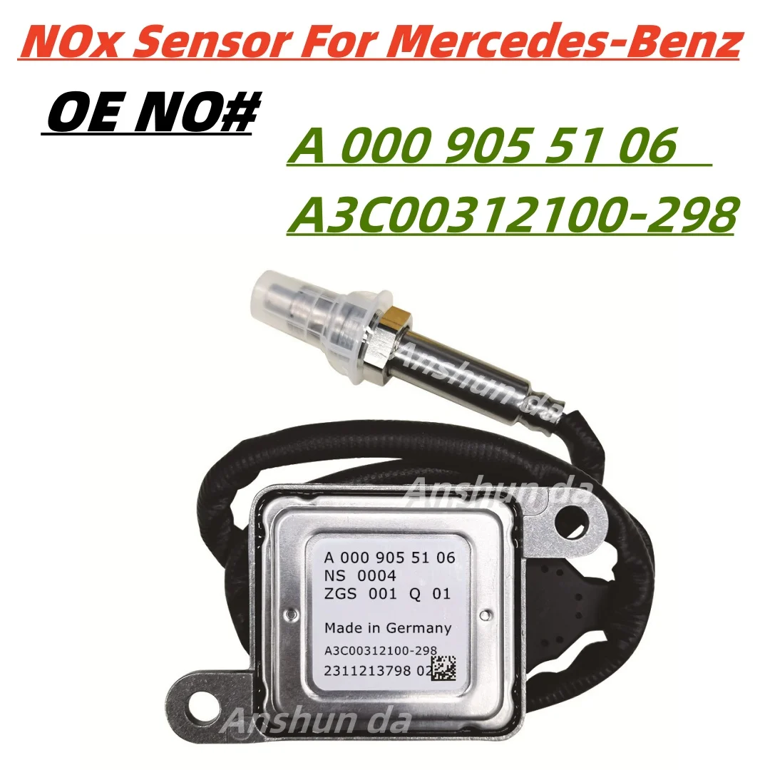 A0009055106 Original New Nitrogen Oxygen NOx Sensor12V  For MERCEDES-BENZ W166 X166 W211 W251V251GLE 250d GLE3