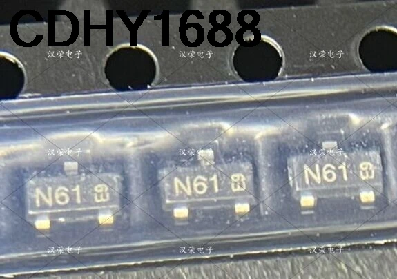 10PCS/50PCS/100 0PCS Neue original DMN6140LQ-7 DMN6140LQ-13 DMN6140LQ MOSFET N-CH 60V 1,6 A SOT-23 siebdruck N61