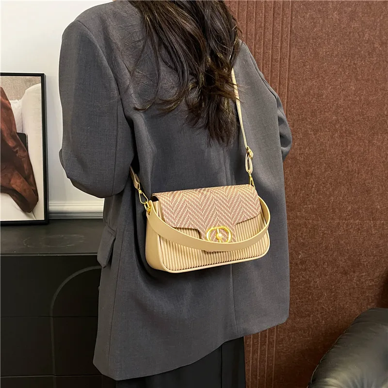 

Luxury Women Vintage Inspired Leather Crossbody Bag Elegant Fashion Tote Handbag High End Shoulder Style For Daily Commuting