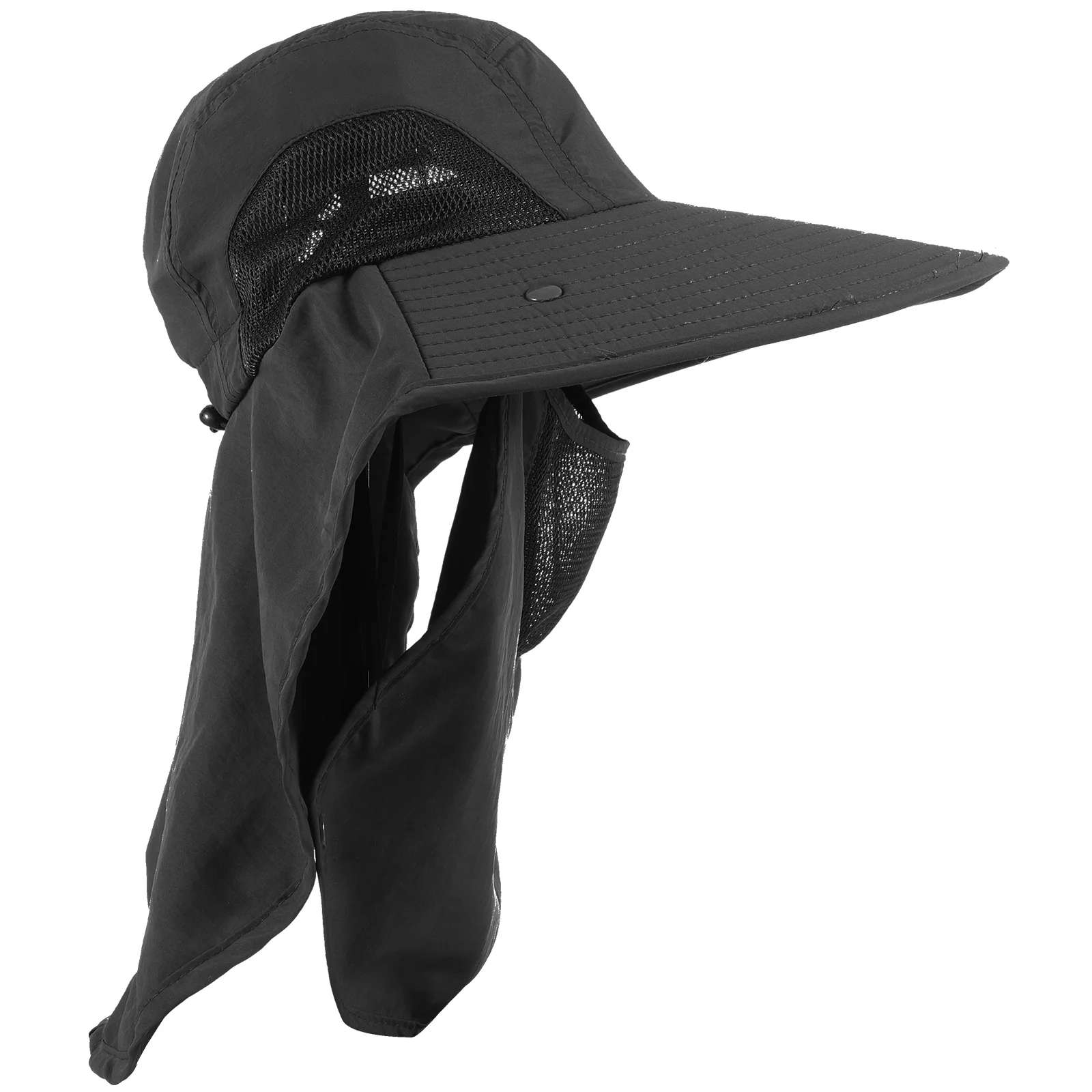 

Sun Hat Uv Protection Breathable Wide Brim Fishing Cap With Neck Cover Summer Outdoor Travel Beach Hiking Anti-Uv Bucket