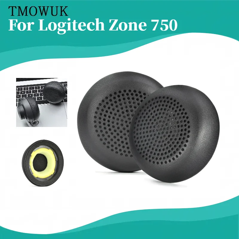 

TMOWUK Replacement Ear Pads With buckle Cushions Repair Parts For Logitech Zone 750 Gaming Headset