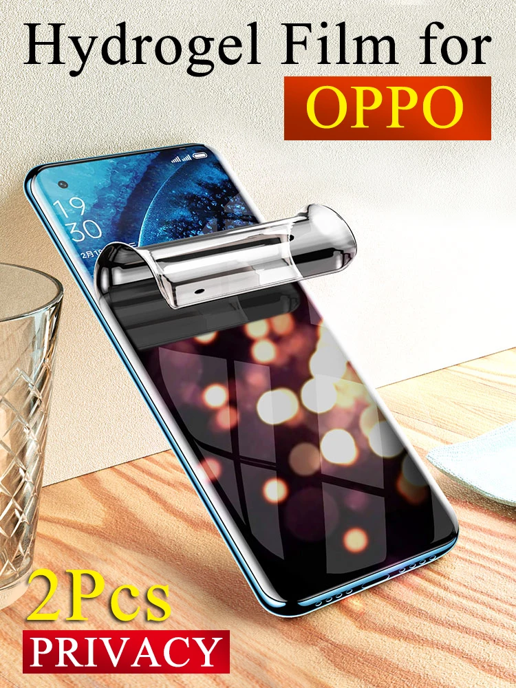 

Reno9Pro+ 8Pro+ Soft Screen Protector Find X5Pro X3 X2 For OPPO Reno6Pro 4Pro Privacy Hydrogel Film Reno7Pro 5Pro Realme GTNEO2