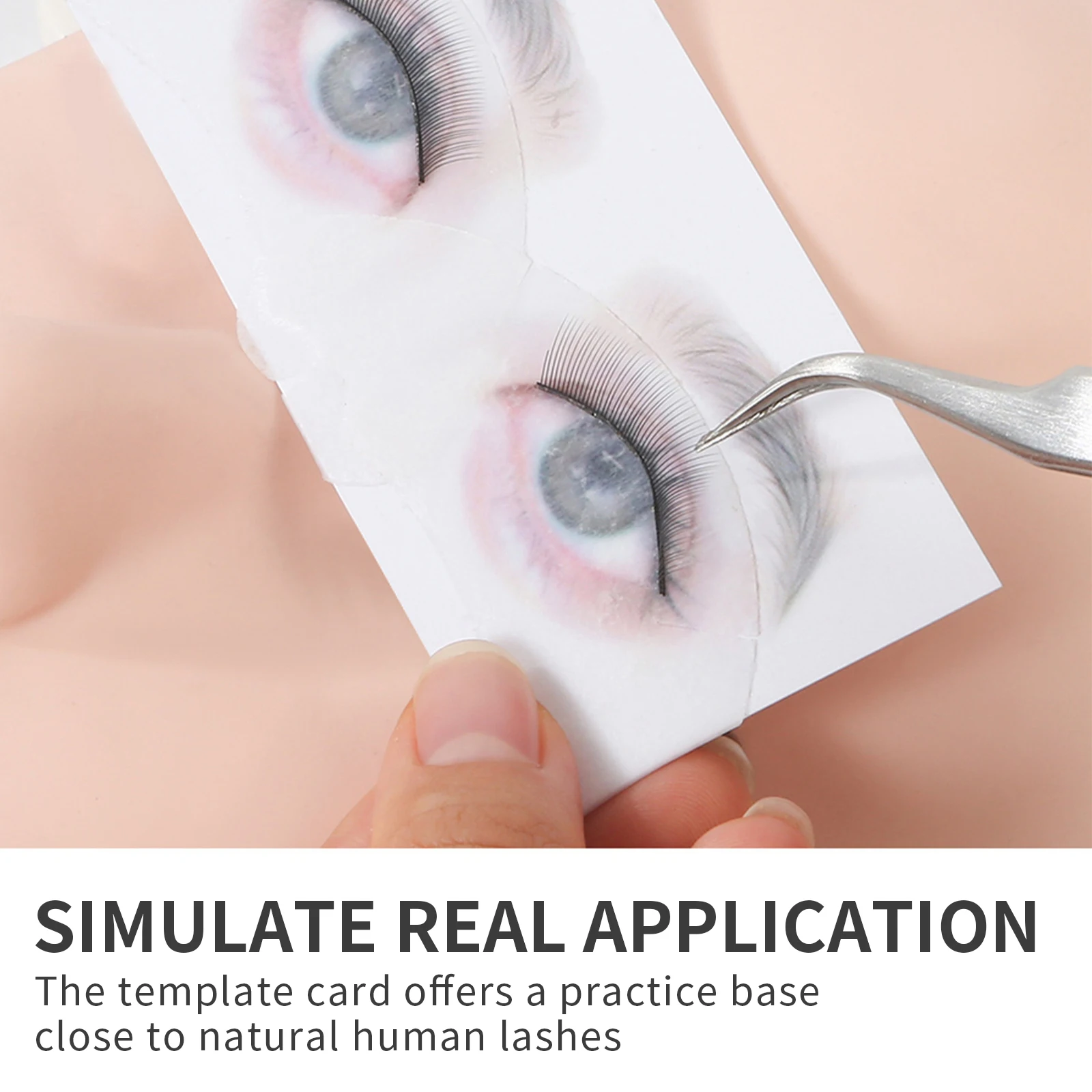 การ์ดฝึกต่อขนตา 10 ชิ้น - Eyelash Extension Menu บทวิจารณ์และราคา