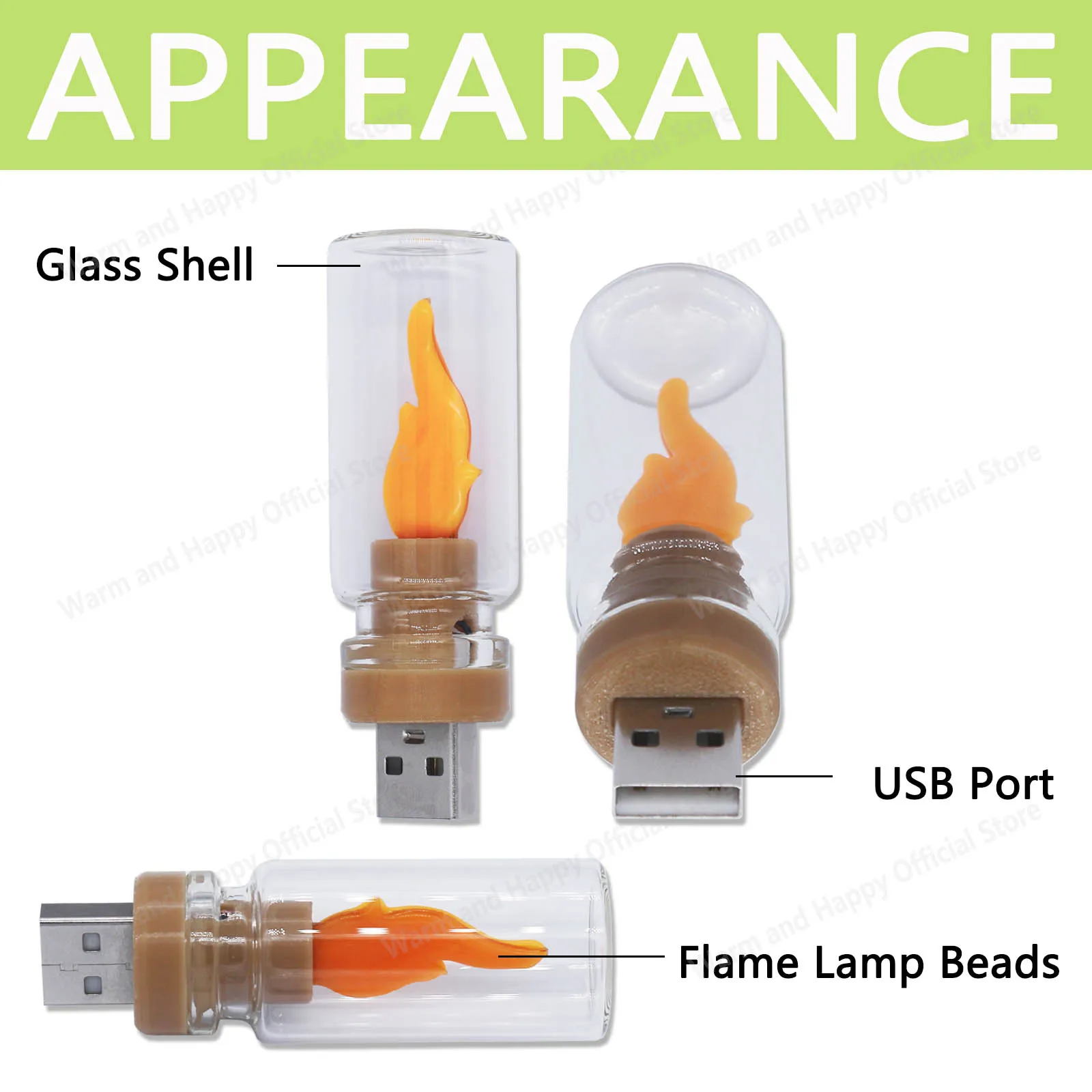 LED فلاش USB ضوء شمعة DC5V ضوء ديكور خارجي أحمر أصفر أزرق أخضر وردي ضوء الليل مهرجان جو صغير Led