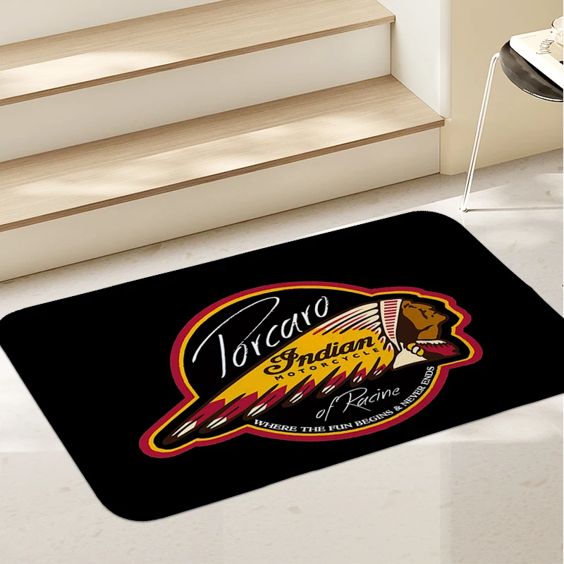 

Bathroom Rug I-Indian,Funny Doormat Entrance Door,Soft Foot Mat Non Slip Carpet for Bedroom ,Useful Things for Home Decorations