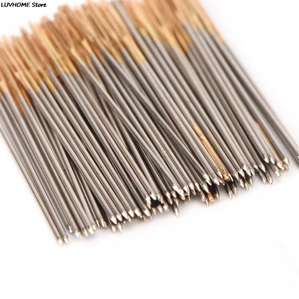 Wholesale New 10/30/100 PCS/lot Golden Tail Embroidery Fabric Cross Stitch Needles Size 24 For 11CT Stitch Cloth Sewing