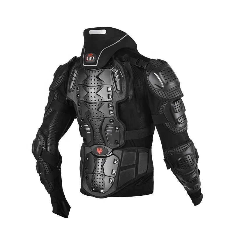 Set of 3 Motorcycle Full Body Armor Jacket Cross Country Rider Protection Gear Suit