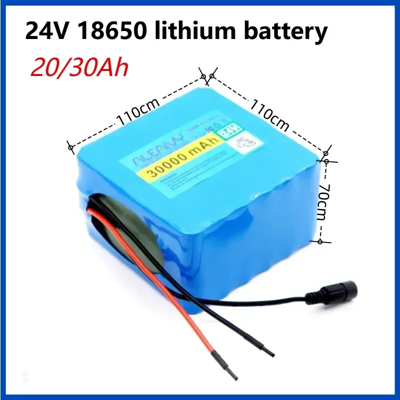 Aleaivy 24V 6S6P 30Ah 25.2V18650 batería de litio, con BMS, máquina cortadora de sillas de ruedas, bicicleta eléctrica, scooter eléctrico
