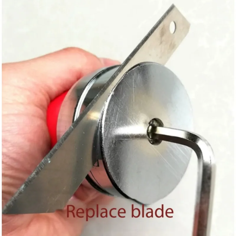 Wood Veneer Edge Trimming Tool, Manual Scraper for Laminated Finishing and Contour Planing of Irregular Shapes, No Blades