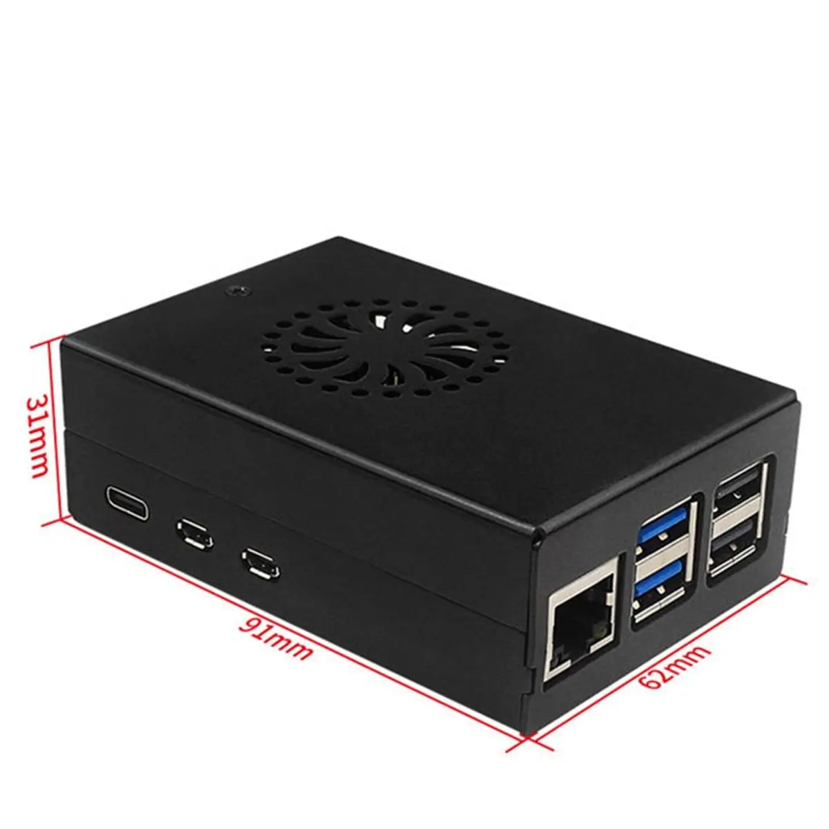 Doings For IRasptek Starter Kit for Raspberry Pi 5 8GB RAM 8GB Board Pi5 Metal Case Active Cooler
