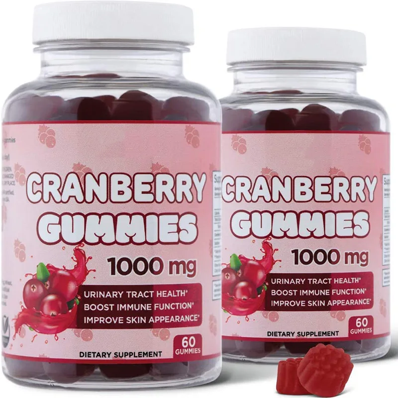 

Cranberry gummies - Supports Cardiovascular Health, Enhances Immunity, Supports Urinary Tract Health