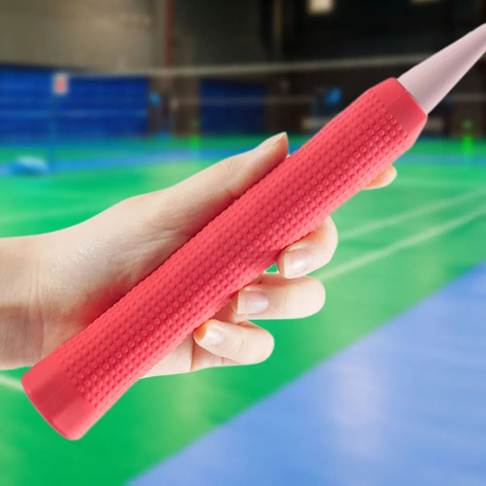 Badminton Racket Hand Rubber Anti-Slip Silicone Handle Cover Badminton Racket Grip Cover for Badminton