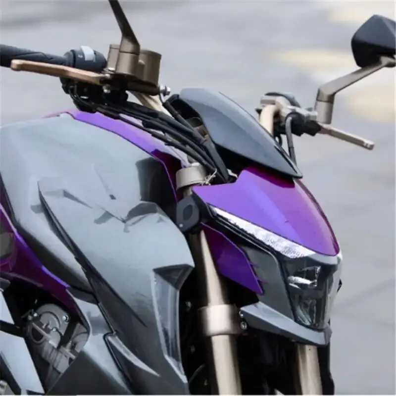 

Motorcycle Modification Instrument Bracket Windshield Glass Personality Small Windshield Accessories for Zontes Zt310-r1