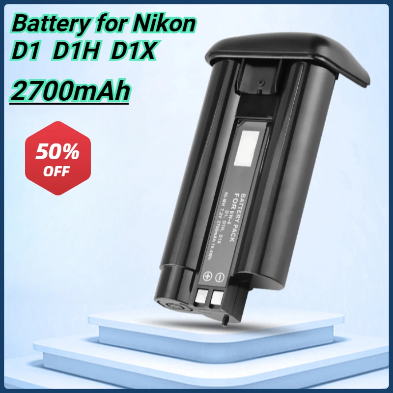 

EN-4 EN 4 EN4 7.2V 2700mAh High Capacity Rechargeable Ni-MH Battery for Nikon D1 D1H D1X Digital Camera Batteries