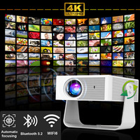 New X3 Mini Projector Portable Projector Wifi Smart 1280 720P Full HD Office Home Theater Video Mini Projector Mobile Projection