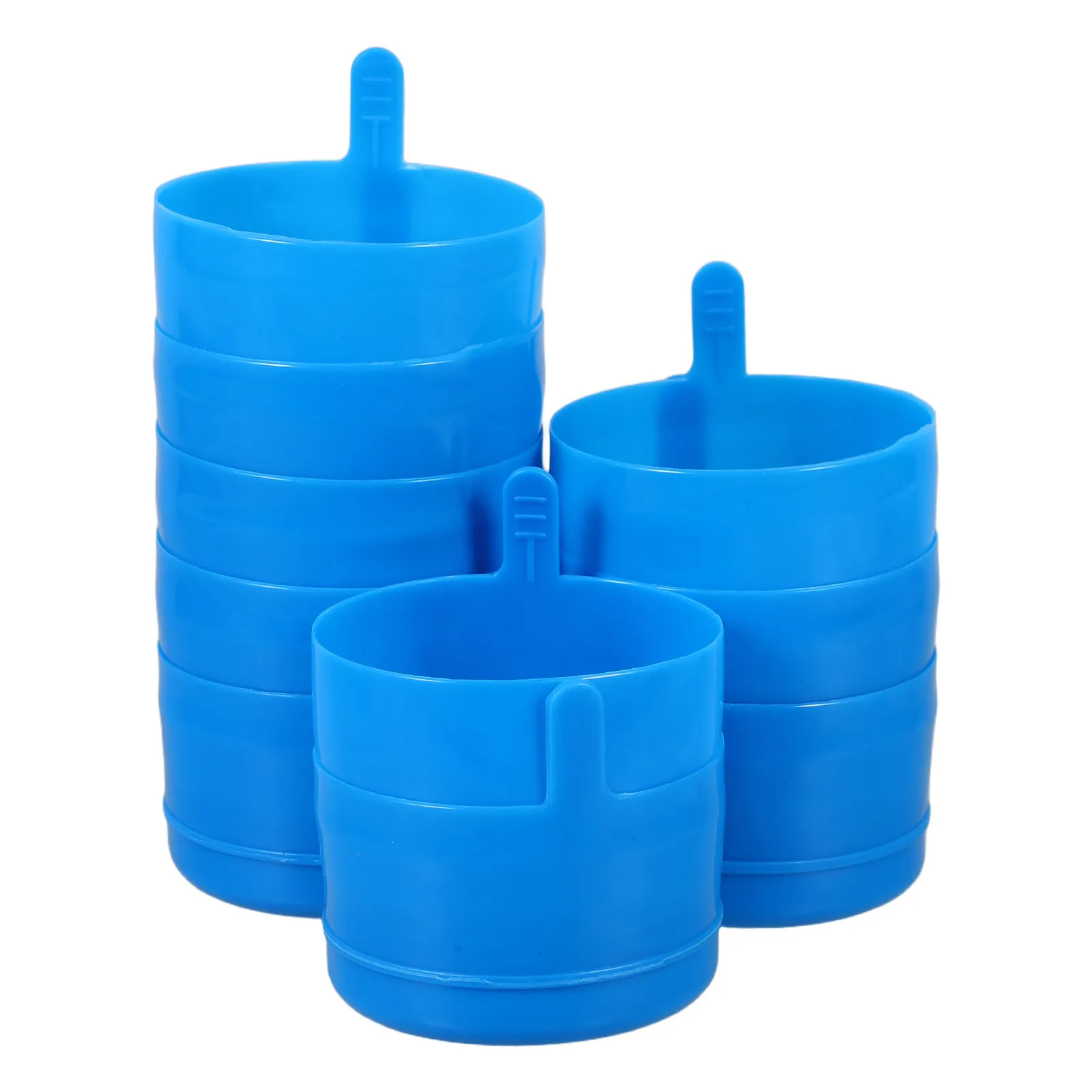 10Pcs Anti-Splash Water Bucket Lids Reusable Tight-Fit Sealing Caps for Gallon Water Jugs Safe Hygienic Plastic Jug Lid Set