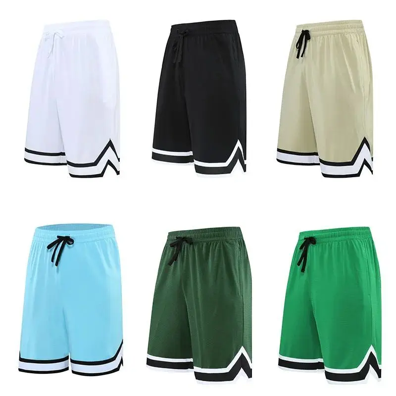 

Loose American Men's Baskeall orts Summer Ball Pants Straight Leg Eighteen Pants Youthful Vitali Sle ort Pants
