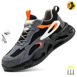 6KV isolamento che blocca le attuali scarpe antinfortunistiche da lavoro per uomo Sneakers indistruttibili leggere antisfondamento stivali con puntale in acciaio