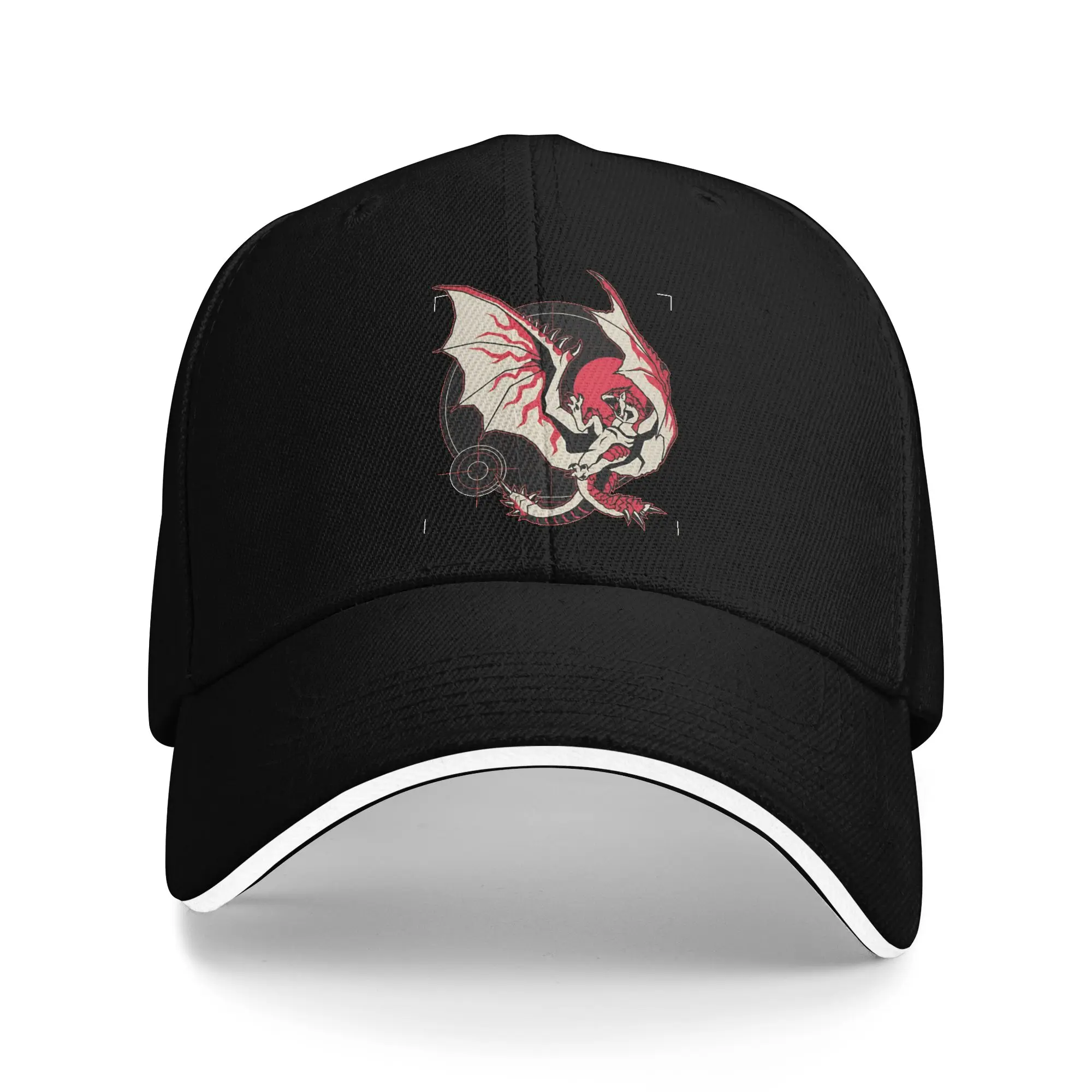 Fashion Rathalos Monster Hunter Techwear Gamer  Golf Cap for Men Women Headwear  Outdoor Workouts Adjustable Fit Sun Caps