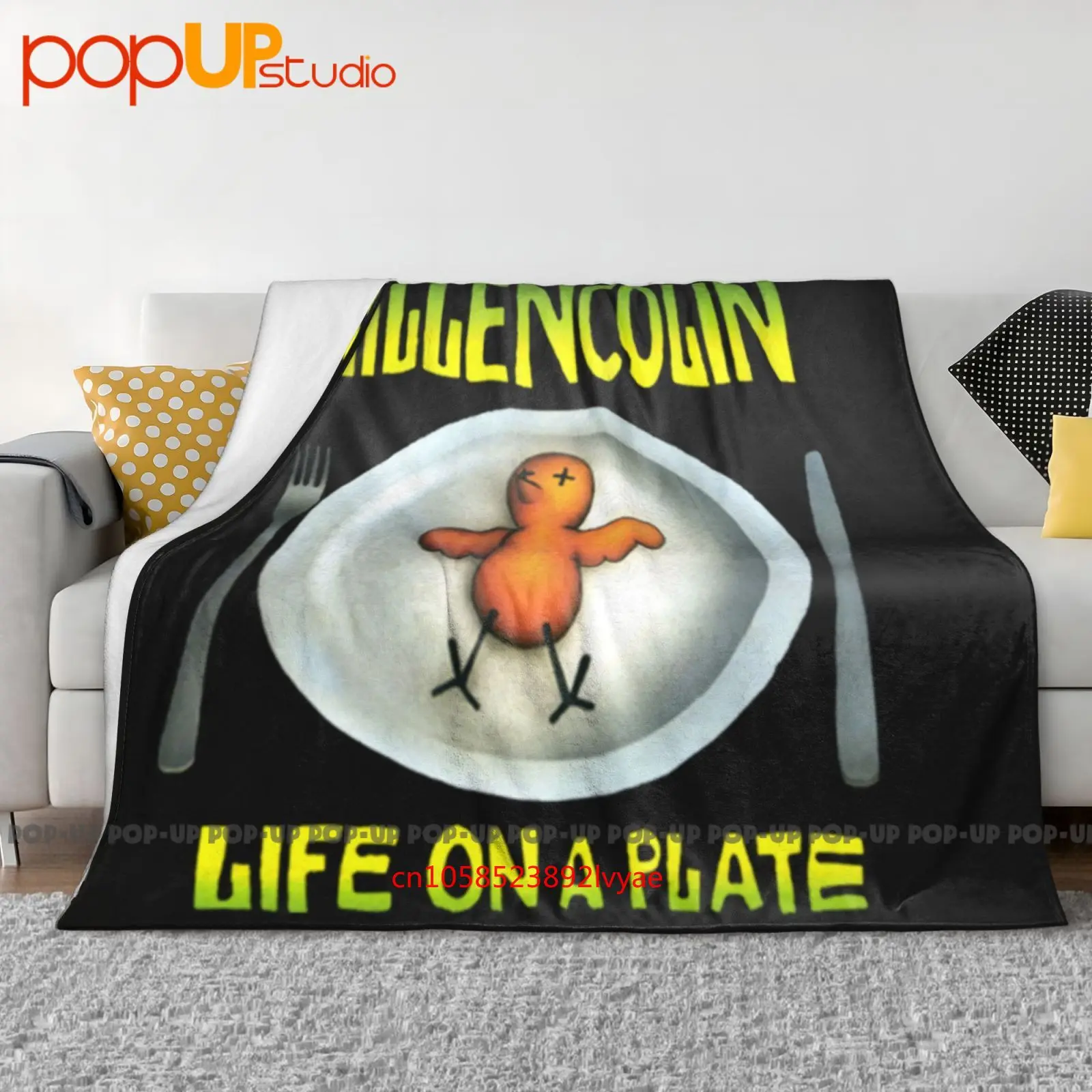 Millencolin Life On A Plate Cobertor ultramacio colcha capa de sofá de inverno capas de cama