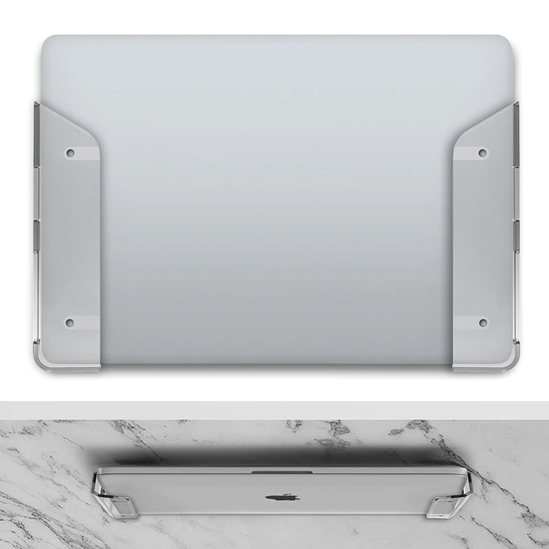 Under/wall-mounted Table Laptop Storage Stand Laptop Rack Charging Stand Tray Organizer Bracket Desktop For Ipad Tablet Stand