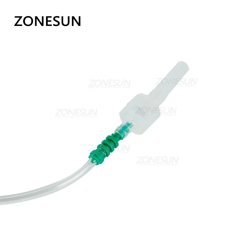 ZONESUN ピンホールド充填ノズル 自動液体充填機用プラスチックチューブ
