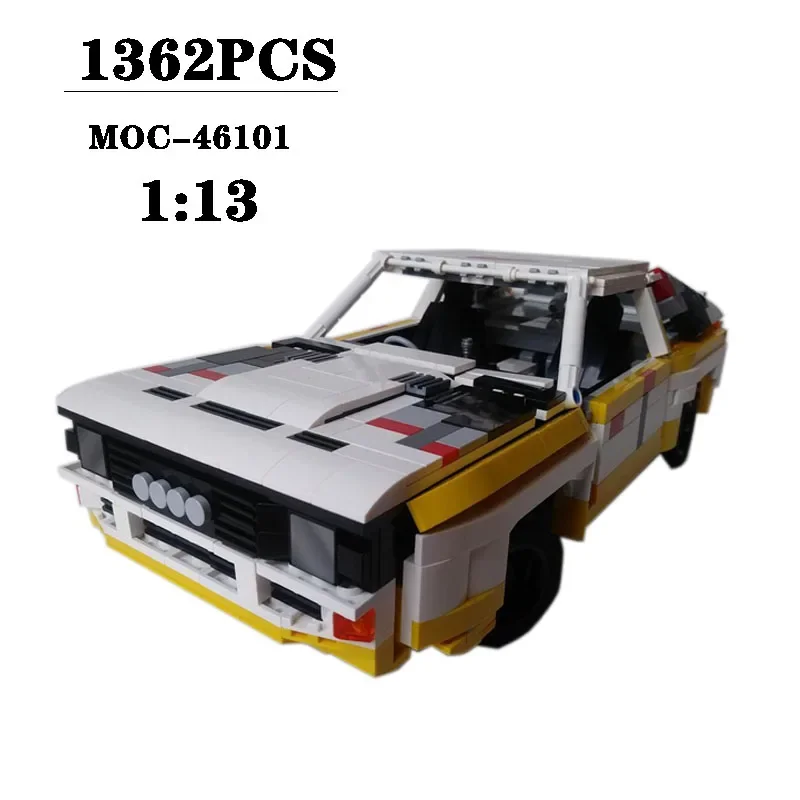 

Building Block MOC-46101 Racing Car 1:13 Proportion Assembly Model 1362PCS Boys Puzzle Education Birthday Christmas Toy Gift