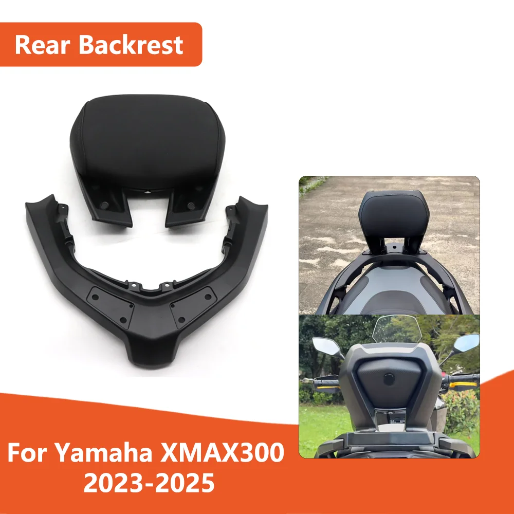 

For Yamaha XMAX300 XMAX 300 2023 2024 2025 Motorcycle Rear Passenger Seat Tailstock Backrest Back Rest Cushion Pad