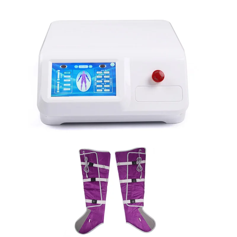 2024 Newest Portable Air Pressure Body Pressure Therapy Machine Leg Body Massage Negative Pressure Lymph Therapy Machine