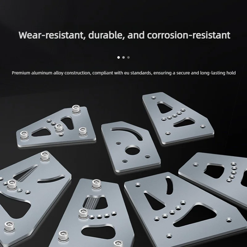 Industrial Aluminum SFP T/L-Type Connector Plate Block SFP-A  Angle Adjustable Fixing Plate Fixture with Nut Kit Connector