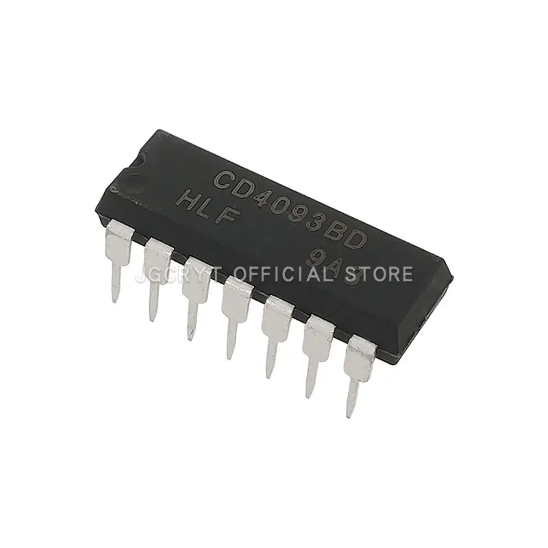 10  Unids/lote CD4093BD DIP-14 Quad 2-Input and Non Schmidt Trigger Chip with High Quality