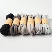 Wide Round Shoelaces Sneakers Black/Gray 100/120/140cm Replacement Laces Compatible for yeezy 350 Series Shoe Accessorie