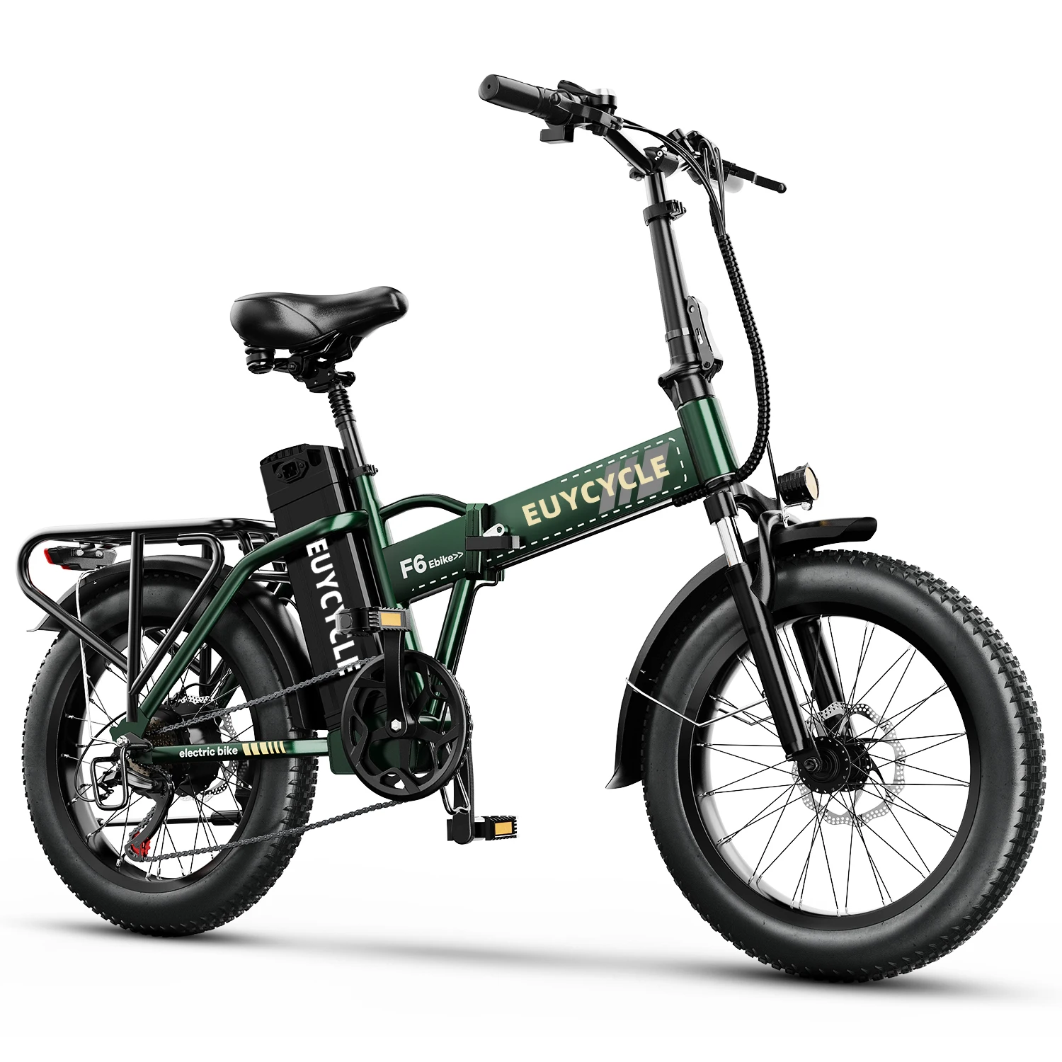 

EUYCYCLE F6 Electric Bicycle 1000w Commuter Folding Electric Bike 20 Inch 48v 20ah Lithium Battery Adult Ebike