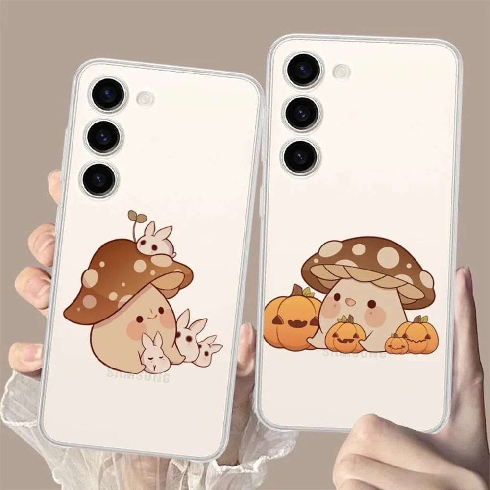 Mushroom Kawaii Phone Case for Samsung Galaxy S8 8S G950F G950 A91 A80 A73 5G A72