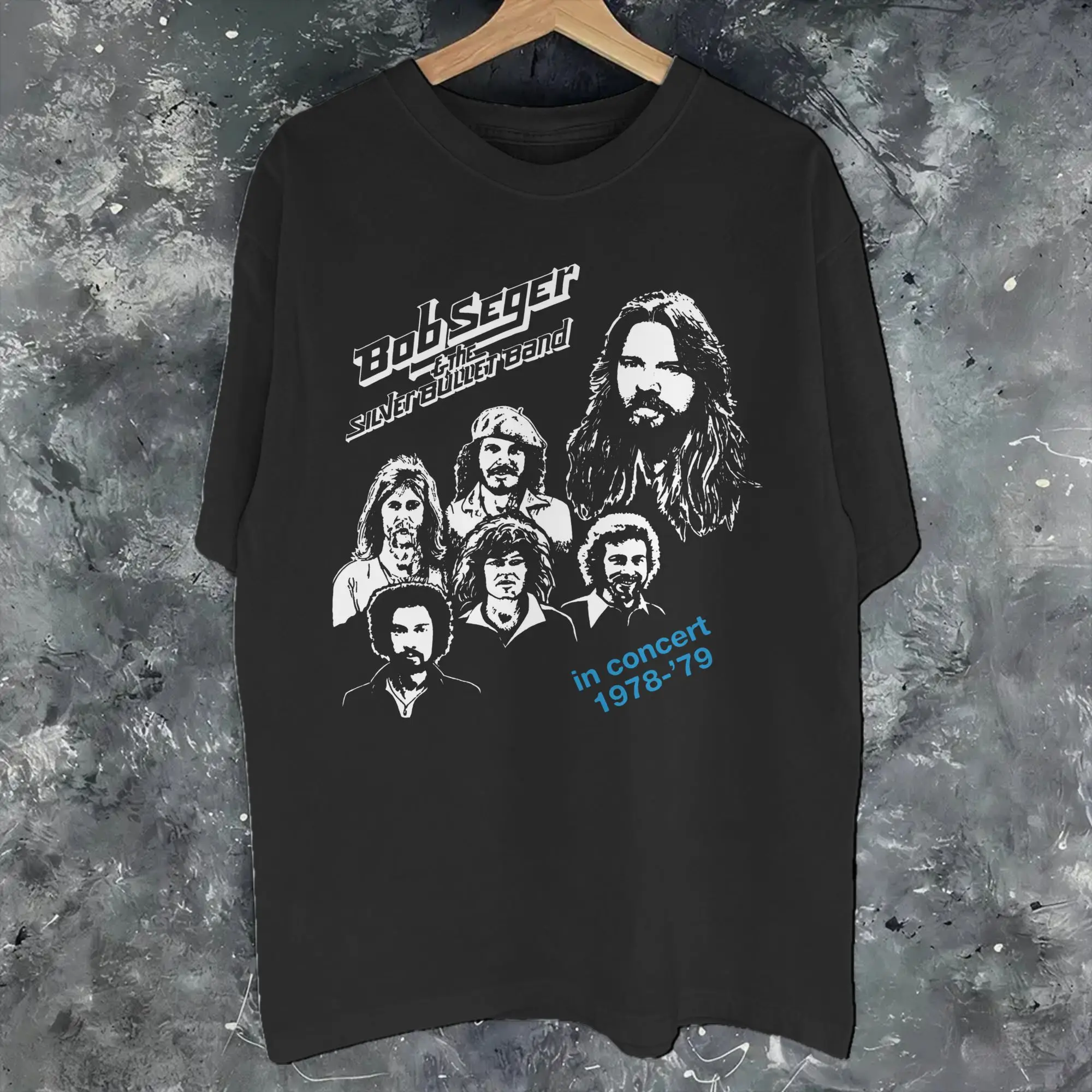 Bobs legend rock and Roll Segers Final Tour  Print T Shirt for Men Women  100% Cotton  Tee Shirt Clothes