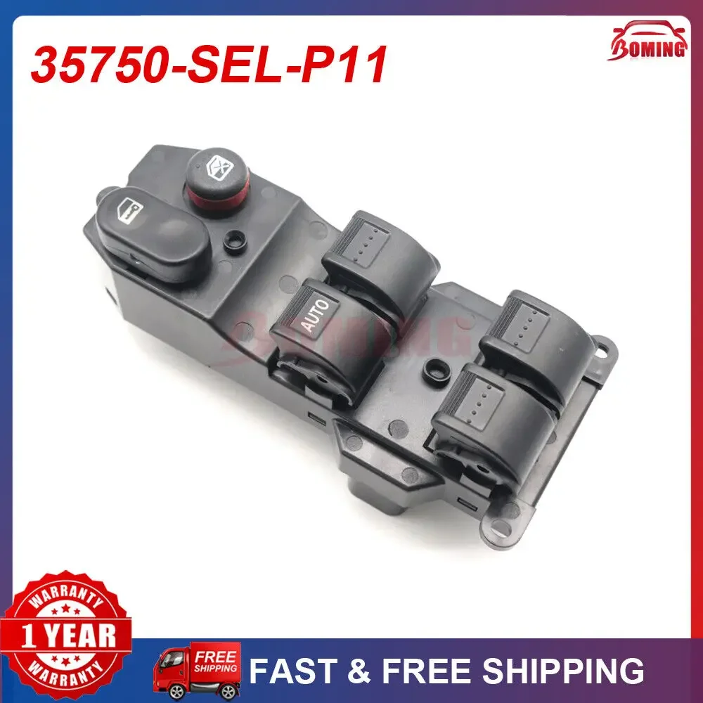 

New Car Electric Power Window Master Control Switch 35750-SEL-P11 For Honda City Fit Base DX Sport 35750SELP11 35750 SELP11