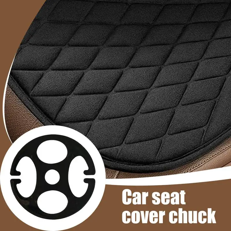 Car Seat Cover Plum Plate 10x Multifunctional Auto Seat Cushion Card Fixed Chucks Elastics Chucks Attachment Replacement