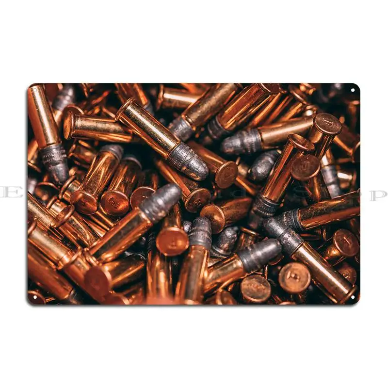 Ammo Can Full Of 22lr Metal Plaque Poster Mural Decoration Personalized Custom Club Tin Sign Poster