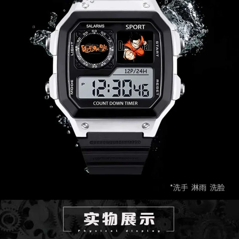 Dragon Ball Son Goku Cartoon Son Gohan LED Digital Watch Multifunction Men Women Sport Electronic Watches Children Birthday Gift - view 3