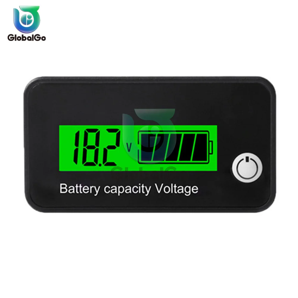 DC8-90V LCD Digital Lead Acid Lithium Battery Capacity Indicator Car Motorcycle Digital Voltmeter Voltage Tester Meter Tool
