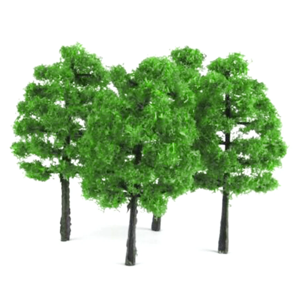 20 sztuk modele drzew pociąg kolei Diorama Wargame Park sceneria wysokość 3.5cm miniaturowy model Sandtable sceneria DIY do wystroju domu — zdjęcie 6