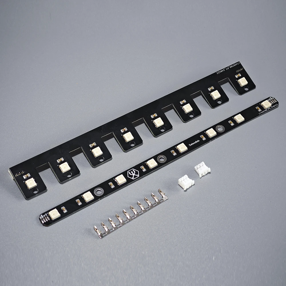 Seleadlab ERCF V2 업그레이드 PCB 리미트 스위치, 엔드스톱 PCB RGB LED, 8 색 토끼 2.0, 3D 프린터용 네오픽셀 스위치